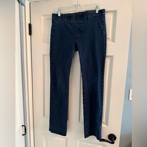 Betabrand yoga stretch jeans straight leg